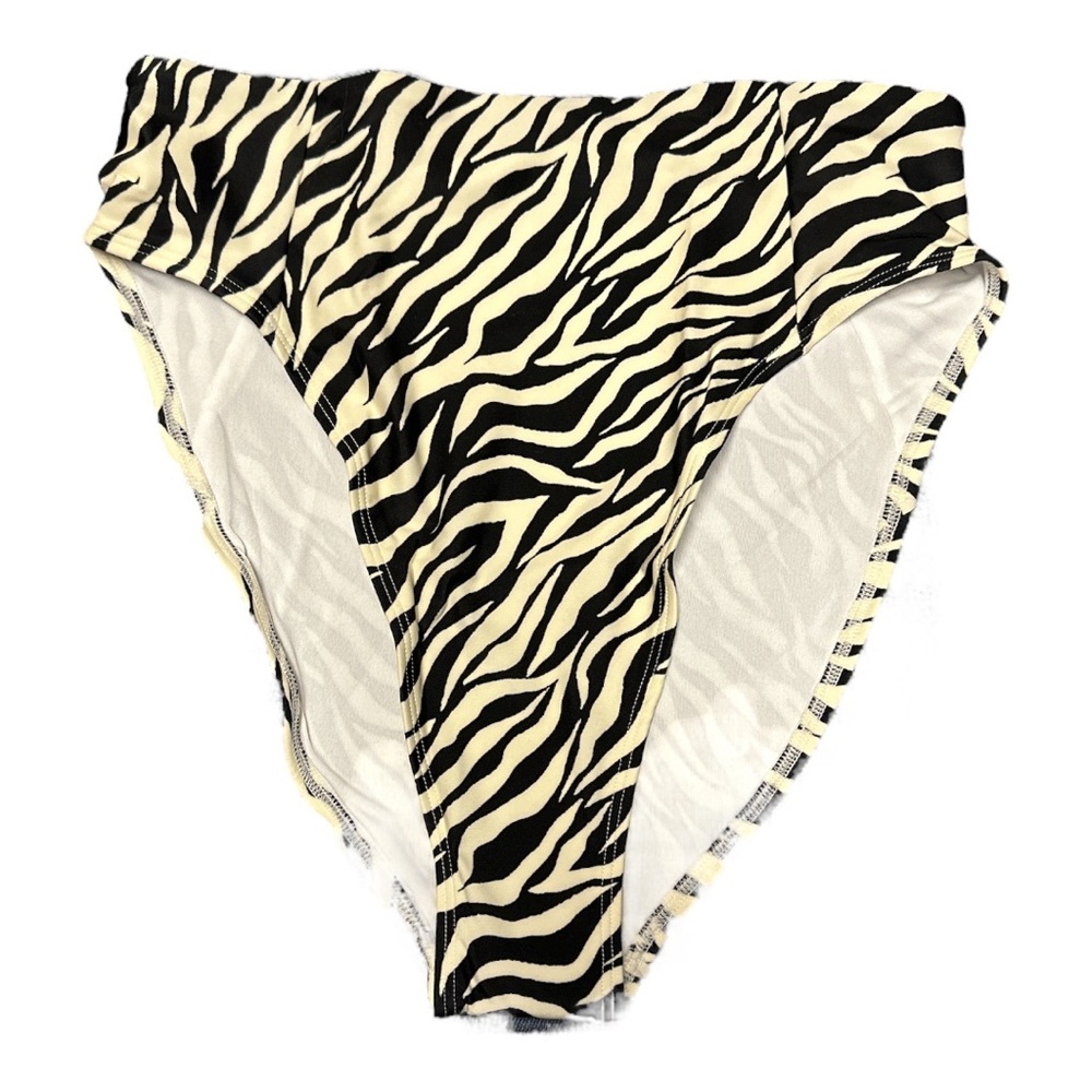 Old Navy High-Waisted Printed French Cut Swim Bottoms for Women, size M